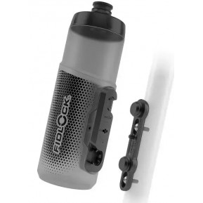 Фляга с коннектором и базой FIDLOCK TWIST bottle 600мл., прозрачный/черный Фото №1